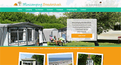 Desktop Screenshot of minicampingbroedershoek.nl